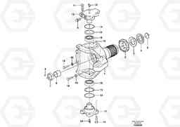 82806 Front axle, Knuckle ret EW210C, Volvo Construction Equipment