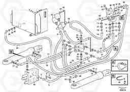 93843 Steering system, pressure and return lines L90F, Volvo Construction Equipment