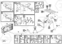 84774 Assembly of hose: evaparator, receiver drier and condenser. L60E, Volvo Construction Equipment