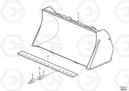 100416 Bucket, straight with teeth ATTACHMENTS ATT. COMPACT WHEEL LOADERS GEN. F, Volvo Construction Equipment