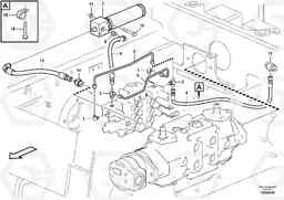 101759 Servo - hydraulic, hydraulic lines MC70B S/N 71000 -, Volvo Construction Equipment