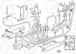 103878 Steering system, pressure and return lines L70F, Volvo Construction Equipment