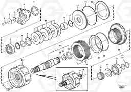 78863 Hydraulic clutch, 4wd BL70 S/N 11489 -, Volvo Construction Equipment