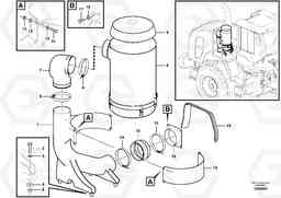 101725 Precleaner. L150G, Volvo Construction Equipment