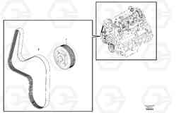 91425 Belt transmission BL71PLUS S/N 10495 -, Volvo Construction Equipment