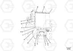 73405 Engine casing, Ventilation PF2181 S/N 200987-, Volvo Construction Equipment