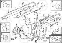 84496 Loader arm hydraulic circuit MC90B S/N 71000 -, Volvo Construction Equipment