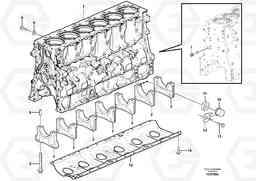 103256 Cylinder block L180G, Volvo Construction Equipment