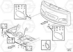 79898 Headlight EW230C, Volvo Construction Equipment