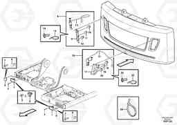 100709 Headlight EW230C, Volvo Construction Equipment