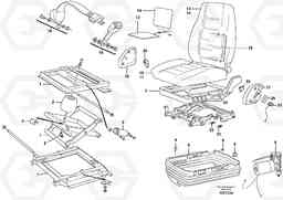 94949 Operator's seat, heated, air suspensioned. L110F, Volvo Construction Equipment