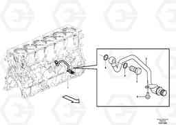 104759 Water pipe L150G, Volvo Construction Equipment