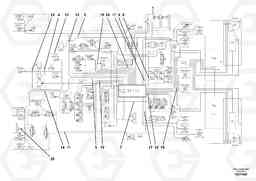 99874 Cable kit machine ABG7820/ABG7820B ABG7820 S/N 21064-23058 ABG7820B S/N 23059 -, Volvo Construction Equipment