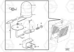 91265 Rotating beacon MC110B S/N 71000 -, Volvo Construction Equipment