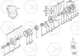 83408 Slewing gear motor ECR38 TYPE 602, Volvo Construction Equipment