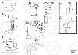 90009 Hydraulic oil tank EW210C, Volvo Construction Equipment