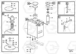 89009 Hydraulic oil tank EW160C, Volvo Construction Equipment