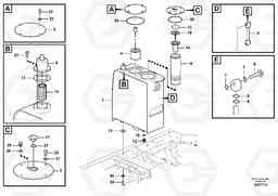 89792 Hydraulic oil tank EW140C, Volvo Construction Equipment