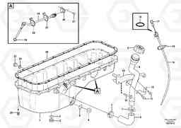 103521 Oil sump with mounting parts L180G, Volvo Construction Equipment