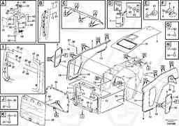 103257 Engine hood L180G, Volvo Construction Equipment