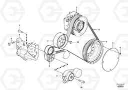 105145 Belt transmission L150G, Volvo Construction Equipment