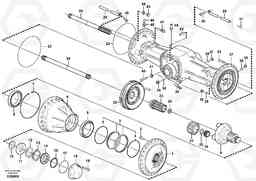 105557 Planetary axle, rear L150G, Volvo Construction Equipment