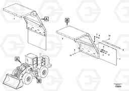 105446 Fender, front L180G, Volvo Construction Equipment