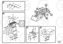 105563 Foot step L180G, Volvo Construction Equipment