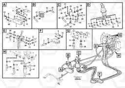 86853 Servo system, control valve to remote control valve EW180C, Volvo Construction Equipment