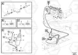 93744 Servo system, dozer blade EW180C, Volvo Construction Equipment