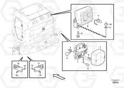 105436 Lighting, rear L150G, Volvo Construction Equipment