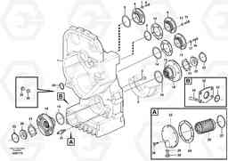 102822 Transfer case, housing and covers L150G, Volvo Construction Equipment