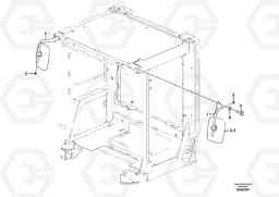 104753 Rear view mirror L150G, Volvo Construction Equipment