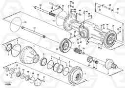 106220 Planetary axle, rear L150G, Volvo Construction Equipment