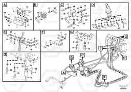 104191 Servo system, control valve to remote control valve EW230C, Volvo Construction Equipment