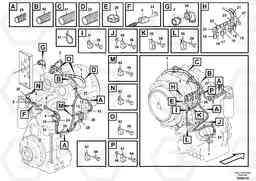 103922 Cable harness for transmission L180G, Volvo Construction Equipment