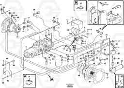 92642 Hydraulic system Transport MC110B S/N 71000 -, Volvo Construction Equipment