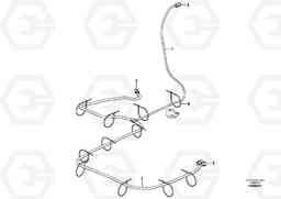 105028 Cable harness, extension axellock EW210C, Volvo Construction Equipment