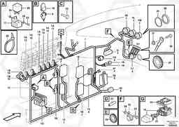 96679 Cable harness, electrical distribution unit A25E, Volvo Construction Equipment