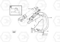 103128 Hose protection, lift cylinder L150G, Volvo Construction Equipment