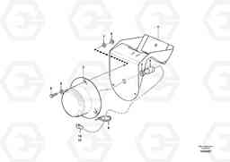 103254 Back-up warning light, strobe light L180G, Volvo Construction Equipment