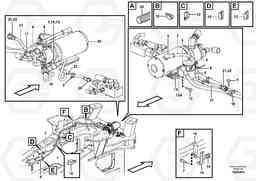 98011 Cable harness, secondary steering system. L350F, Volvo Construction Equipment