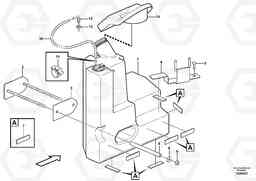 97983 Fuel tank with fitting parts EC35C, Volvo Construction Equipment