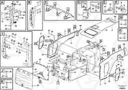 104931 Engine hood L220G, Volvo Construction Equipment