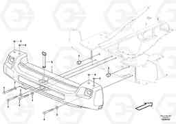 103240 Rear hitch and counterweight L180G, Volvo Construction Equipment