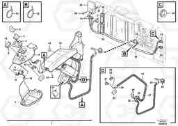 101960 Cable harness for CDC-steering in cab L220G, Volvo Construction Equipment