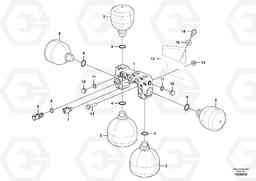 104458 Valve and accumulators L150G, Volvo Construction Equipment