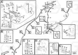 104750 Hydraulic system, attachment bracket. L150G, Volvo Construction Equipment