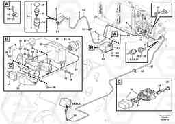 106101 Cable harness, log pusher L180G, Volvo Construction Equipment