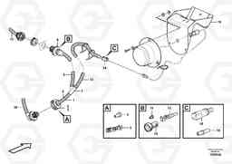 103803 Cable harness, strobe light L150G, Volvo Construction Equipment